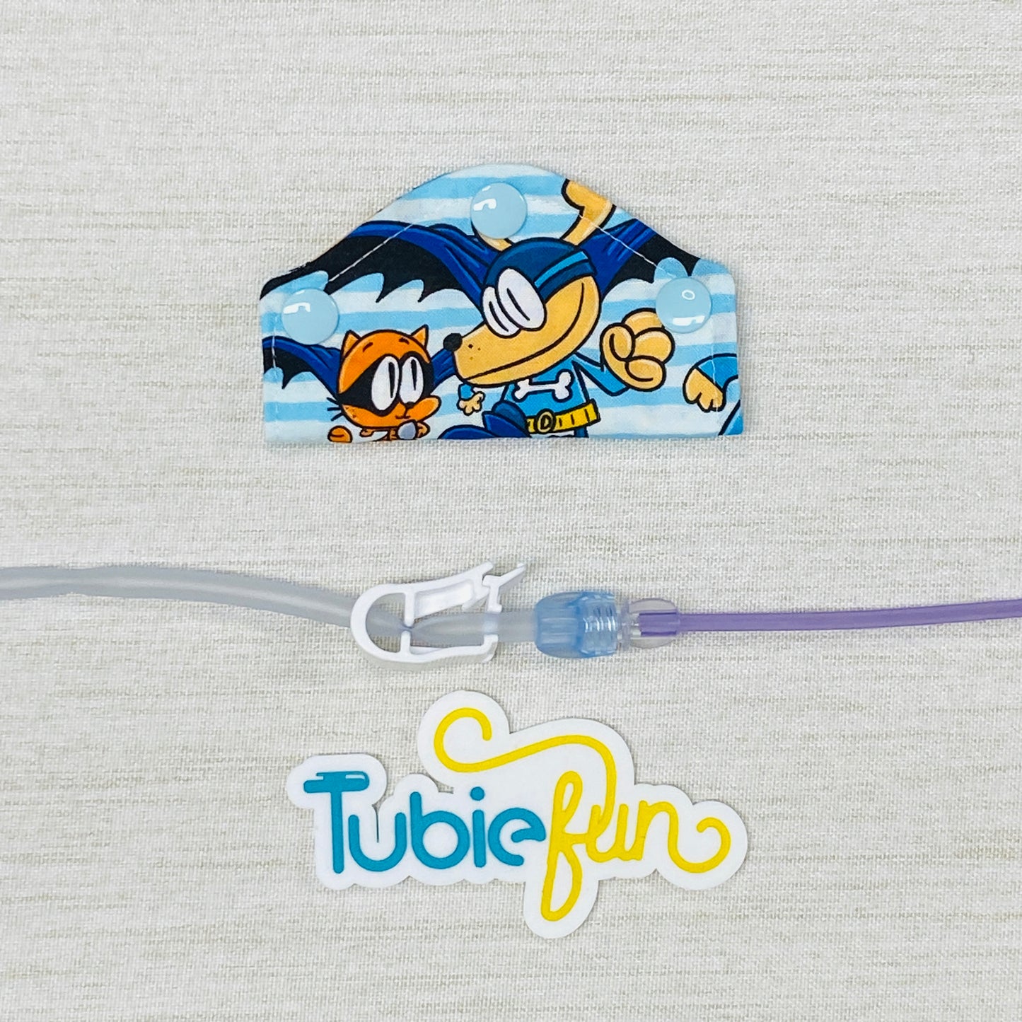 Feeding Tube Mini Connection Cover - Dog Man