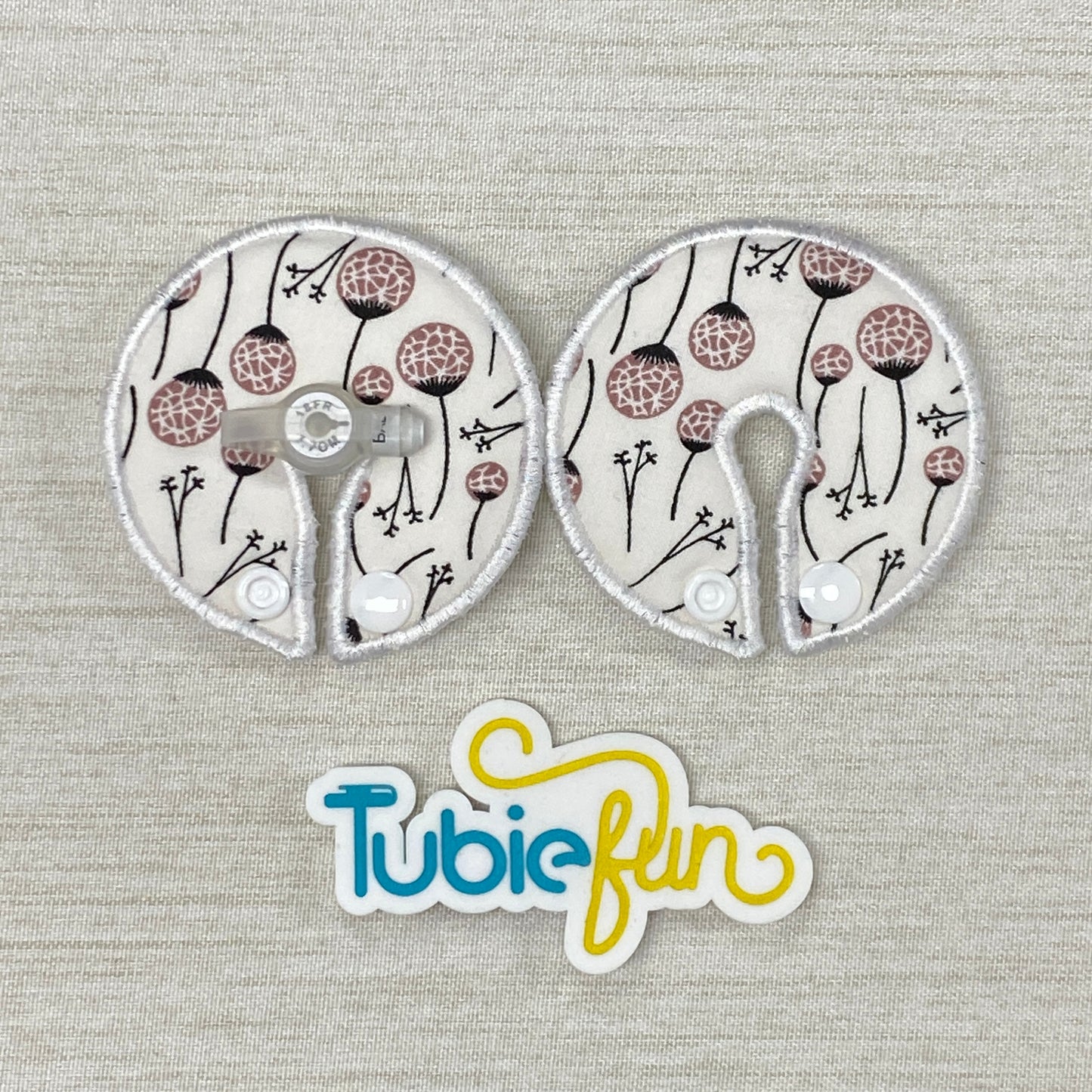 Button Pad Cover Large - Dandelions