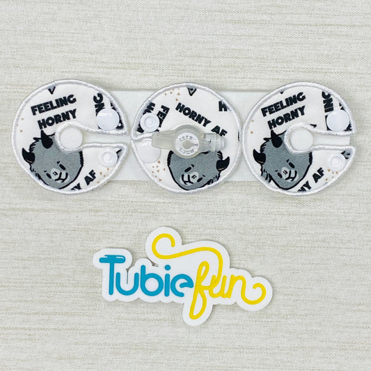 G-Tube Button Pad Cover - Adult Goats