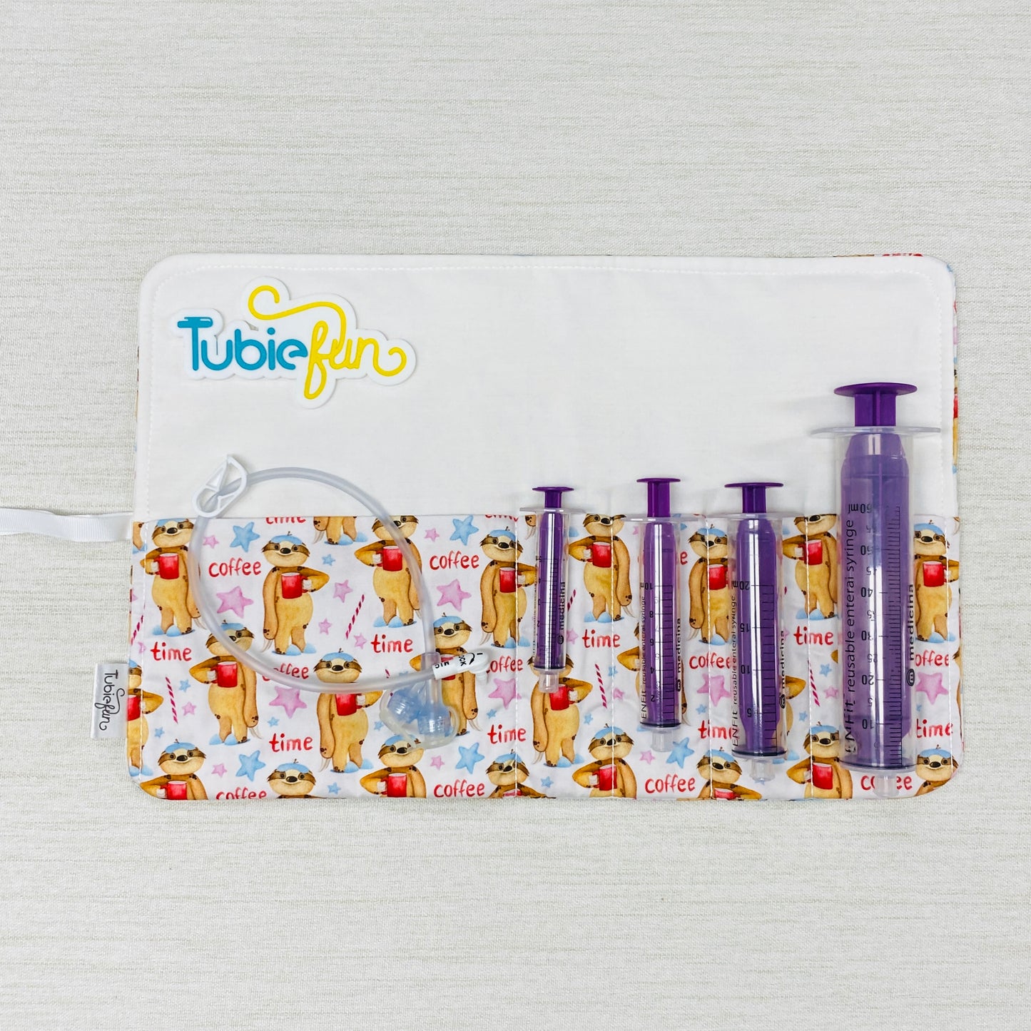 Syringe Roll - Coffee Sloth