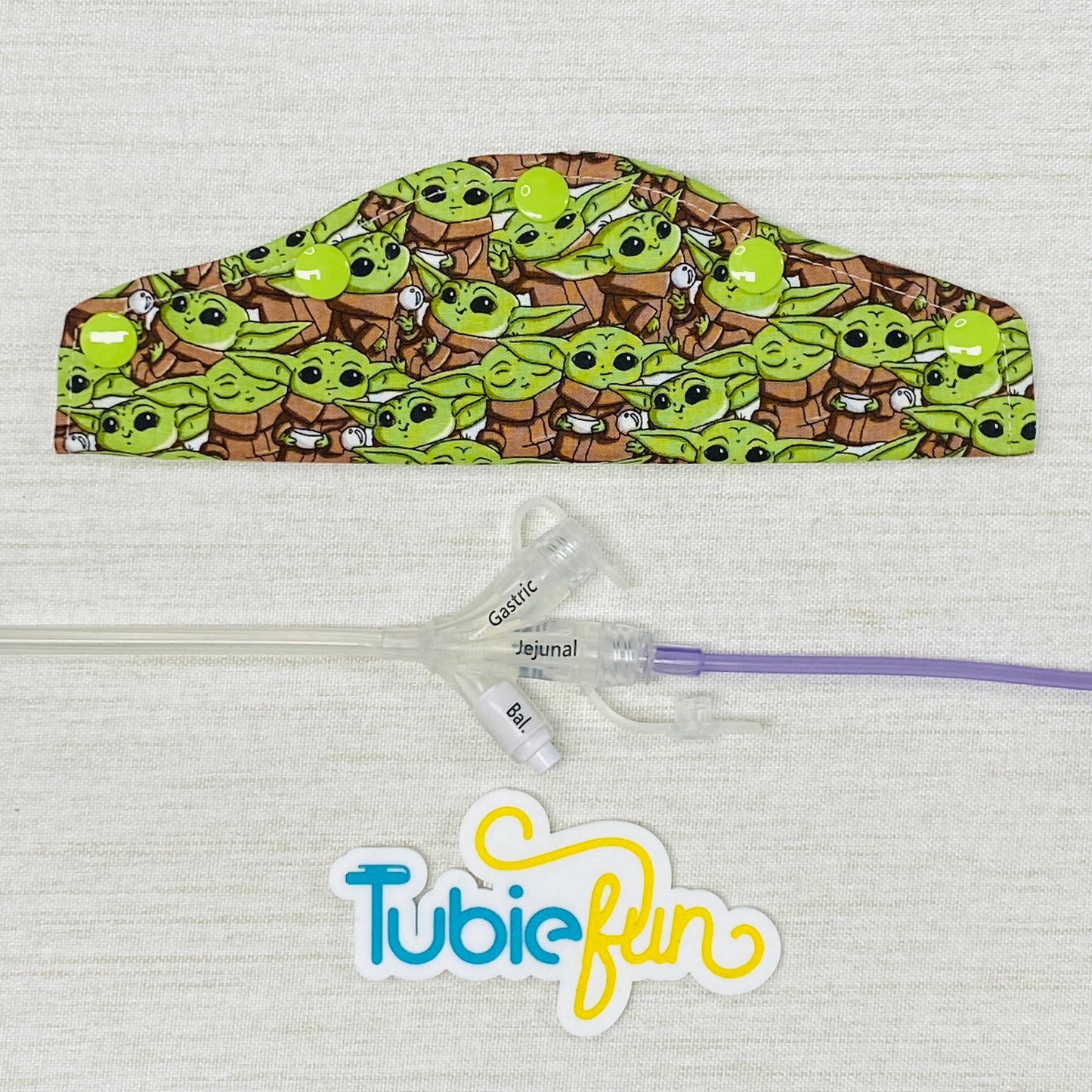 Large Feeding Tube Connection Cover - Little Green Alien