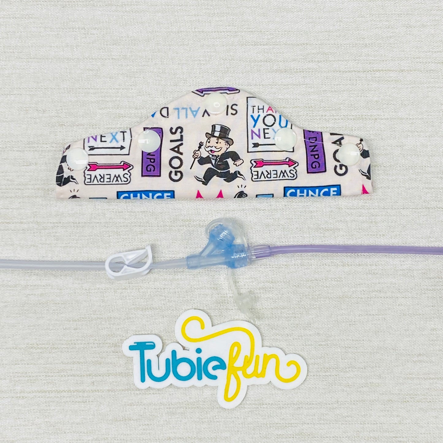 Feeding Tube Connection Cover - Money Games