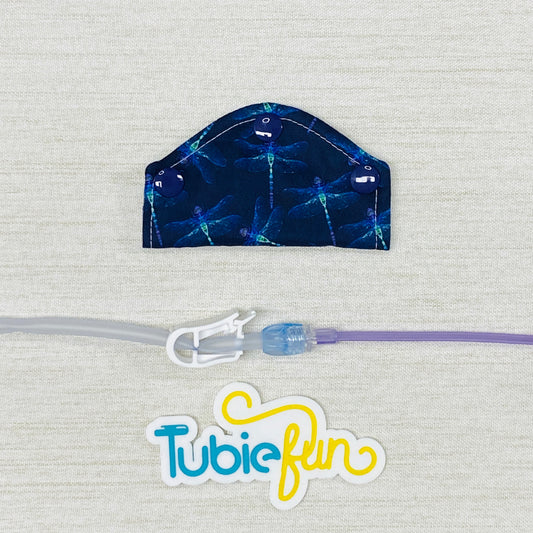 Feeding Tube Mini Connection Cover - Small Dragonflies