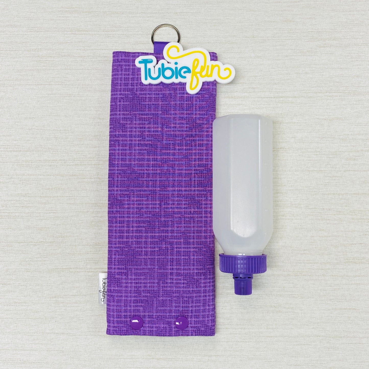 Insulated Milk Bag Suitable for 250ml Bottle in - Purple Patterned