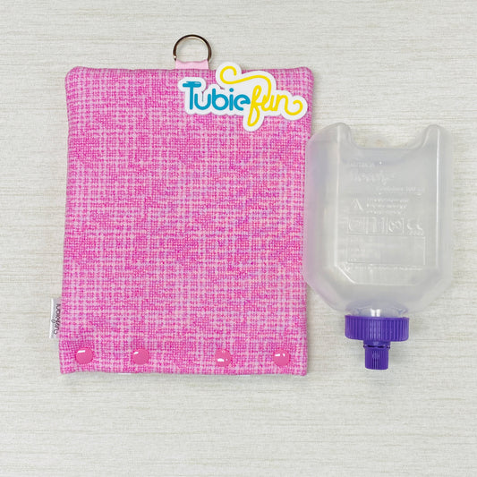 Insulated Milk Bag Suitable for 500ml Flocare Bottle in - Pink Patterned