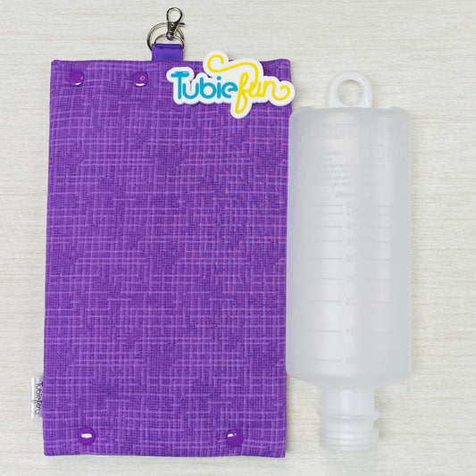 Insulated Milk Bag Suitable for 1L Flocare and 500ml Flexitaners - Purple Patterned