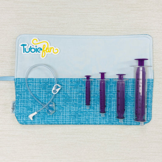 Syringe Roll - Blue Patterned
