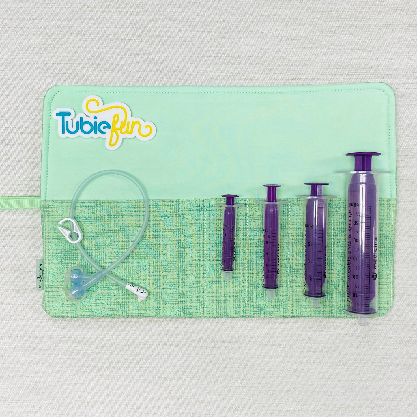 Syringe Roll - Green Patterned