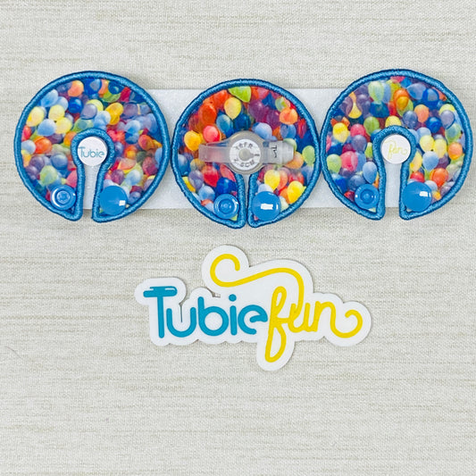 G-Tube Button Pad Cover - Balloons