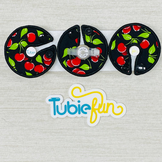 G-Tube Button Pad Cover - Cherries