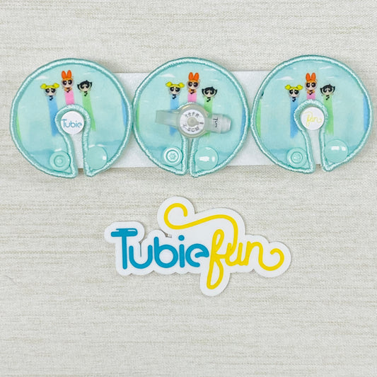 G-Tube Button Pad Cover - Power Puff Sisters