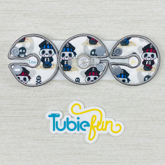 G-Tube Button Pad Cover - Pandas