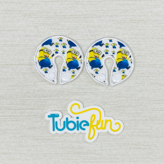 G-Tube Button Pad Cover - Minions