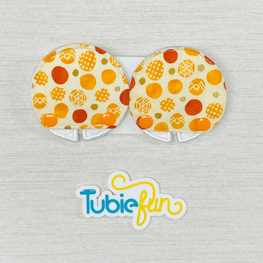 Covered Button Pad - Halloween on Orange