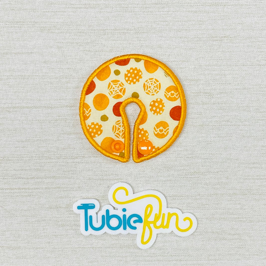 Button Pad Cover Large - Orange Halloween