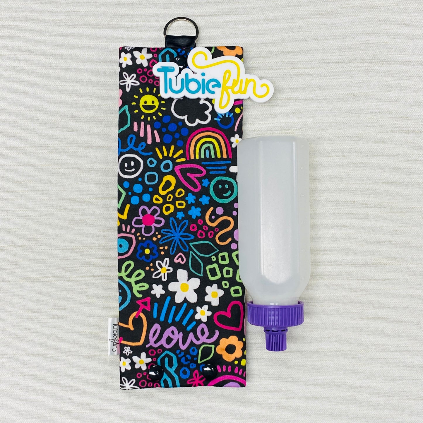 Insulated Milk Bag Suitable for 250ml Bottle in - Kasey Rainbow Teenage Dream