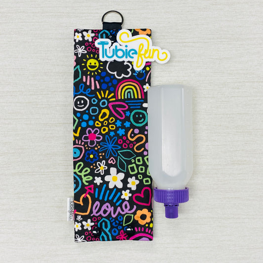 Insulated Milk Bag Suitable for 250ml Bottle in - Kasey Rainbow Teenage Dream