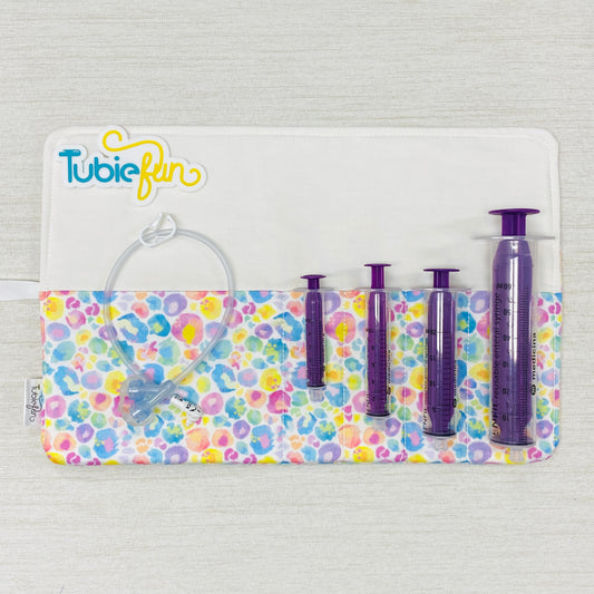 Syringe Roll - Kasey Rainbow Pastel Leopard