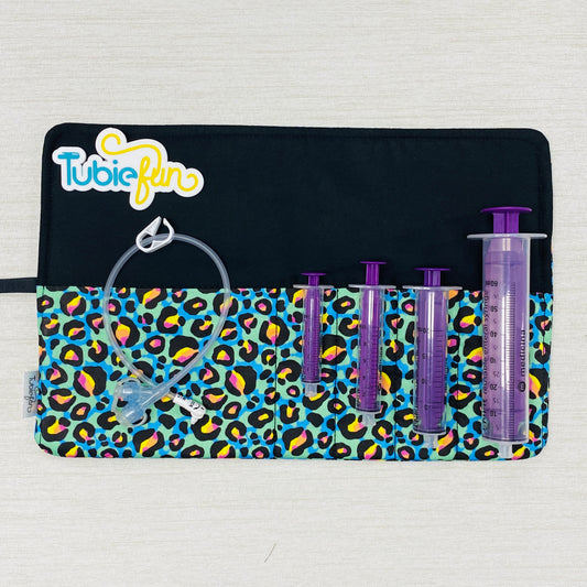 Syringe Roll - Kasey Rainbow Neon Leopard