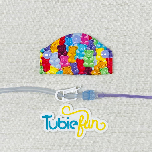 Feeding Tube Mini Connection Cover - Gummi Bears