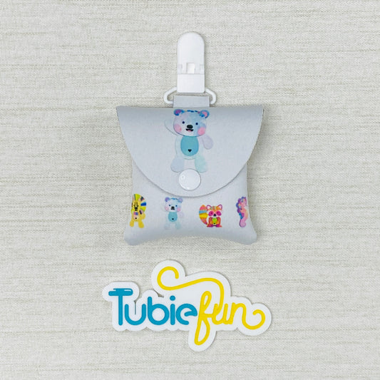 Neoprene Tubing Pouch - Kasey Rainbow Poppy the Polar Bear