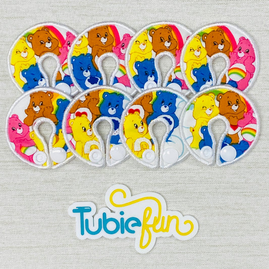 G-Tube Button Pad Cover - Care Bears and Rainbows