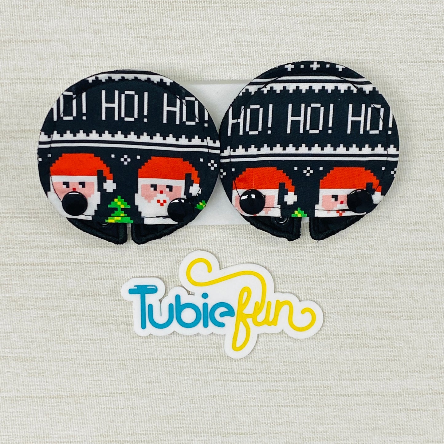 Covered Button Pad - Ugly Sweater Ho Ho Ho