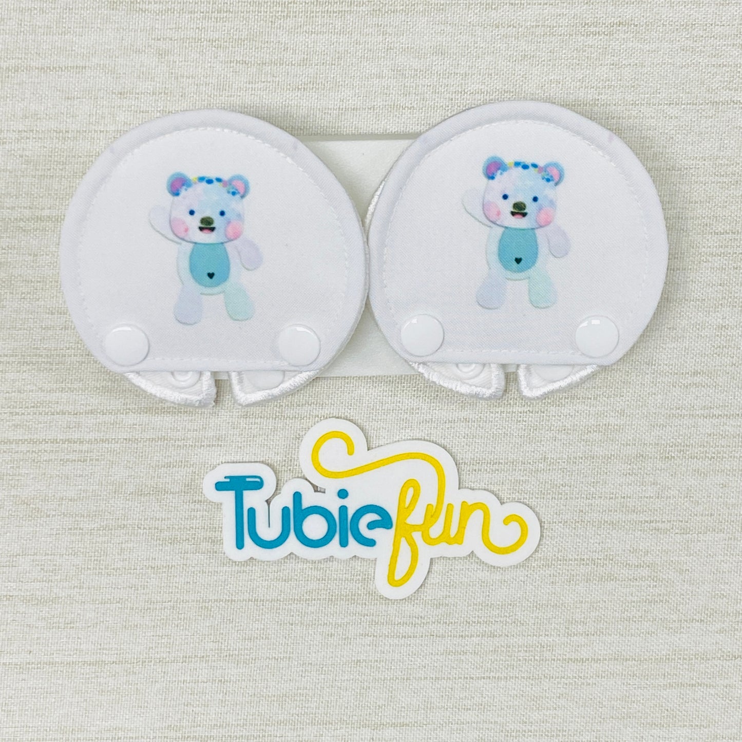 Covered Button Pad - Kasey Rainbow Poppy