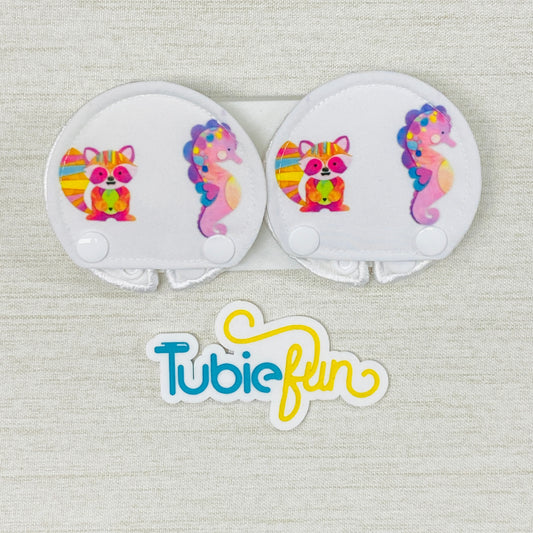 Covered Button Pad - Kasey Rainbow Remi & Stevie