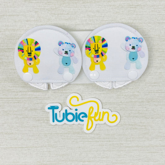 Covered Button Pad - Kasey Rainbow Luka & Poppy