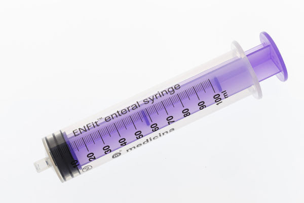100ml Single Use ENFit Enteral Syringe