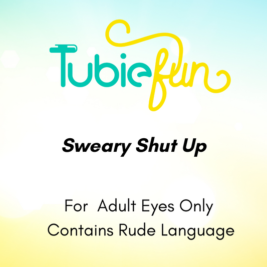 G-Tube Button Pad Cover - Sweary Shut Up