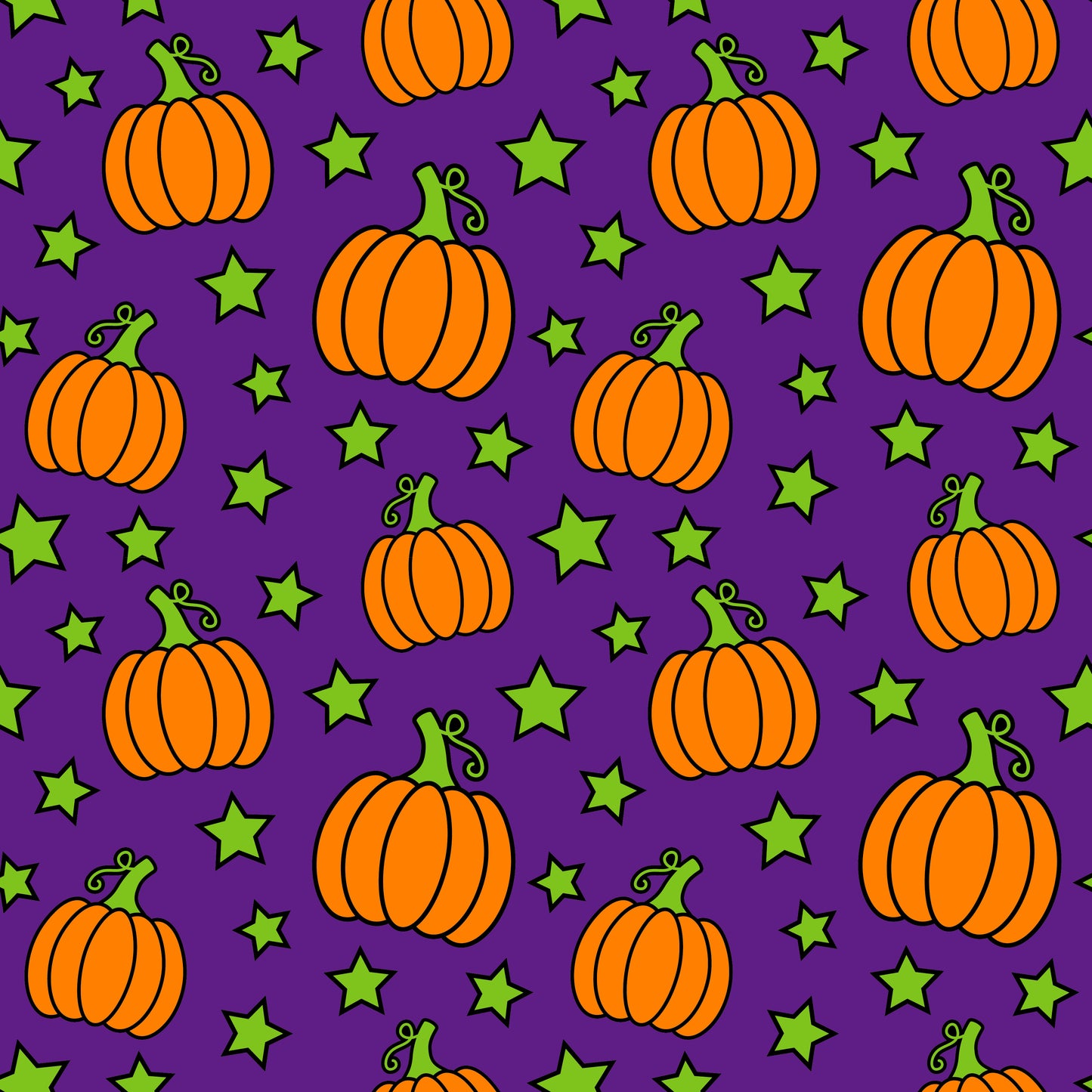 Nasogastric and Oxygen Tape - Pumpkins on Purple