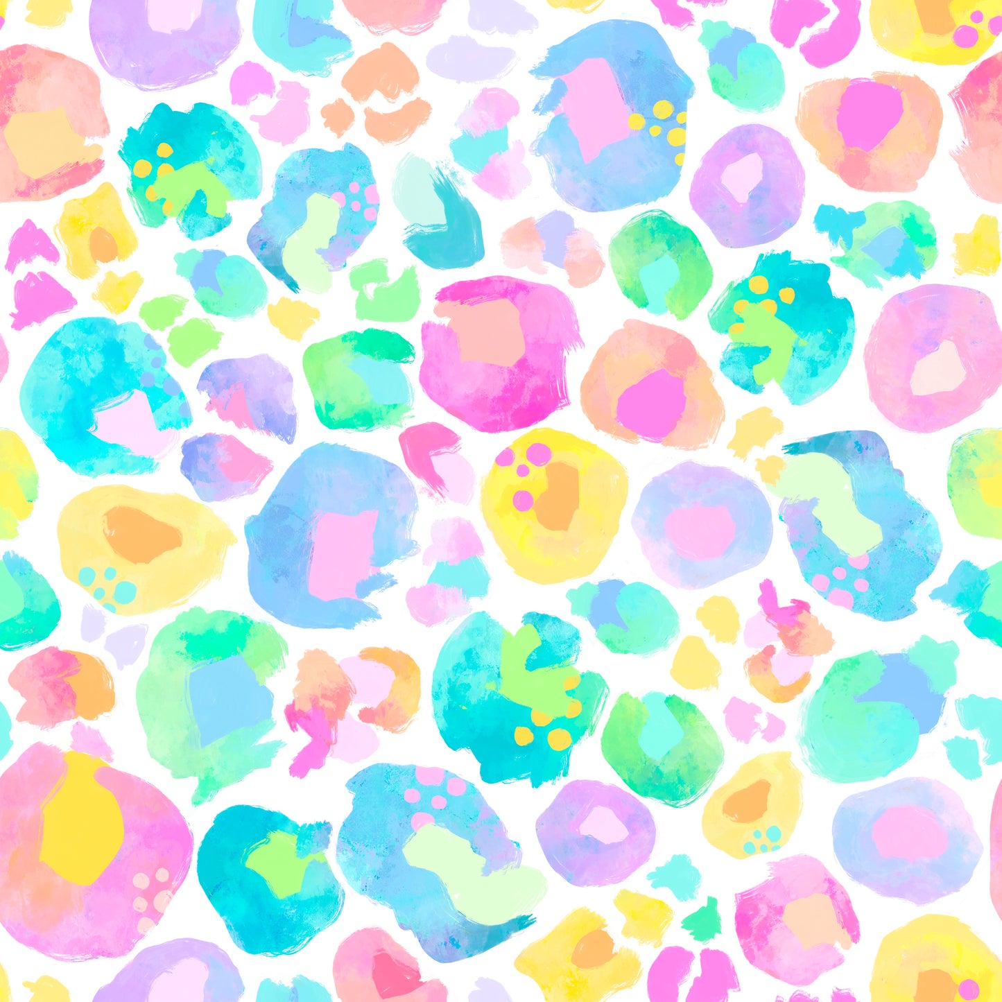 Nasogastric and Oxygen Tape - Kasey Rainbow Pastel Leopard