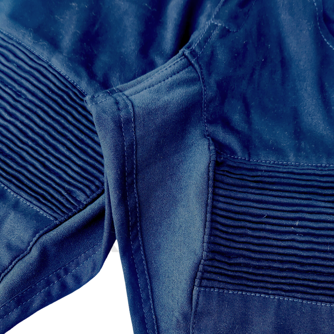 Viaan Navy OrthoEase Signature Chino – full length view