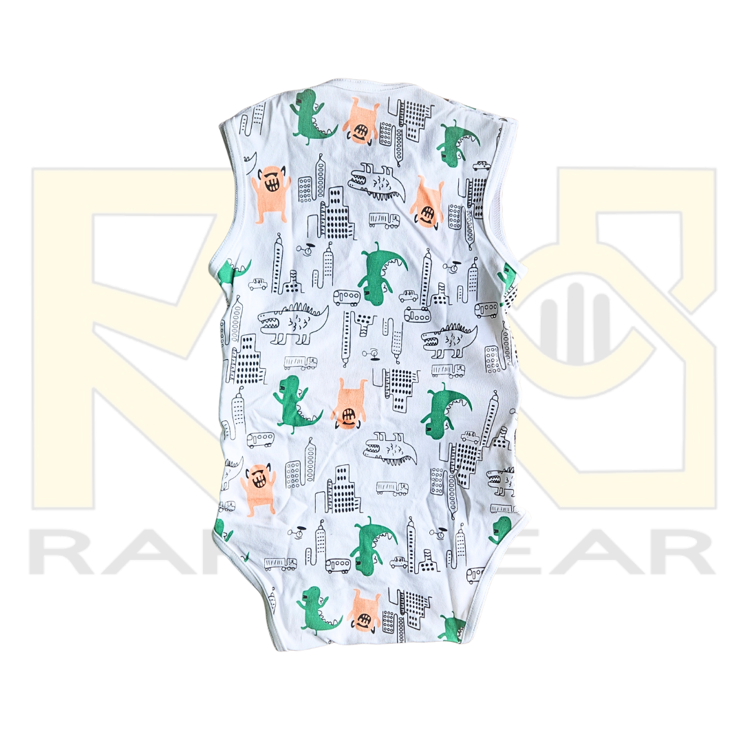 Liam Dinosaur OneEase Signature Onesie – full view