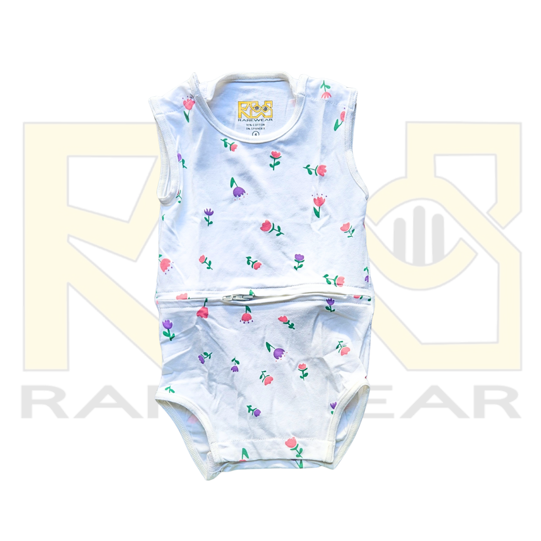 Stella Floral OneEase Signature Onesie – front view
