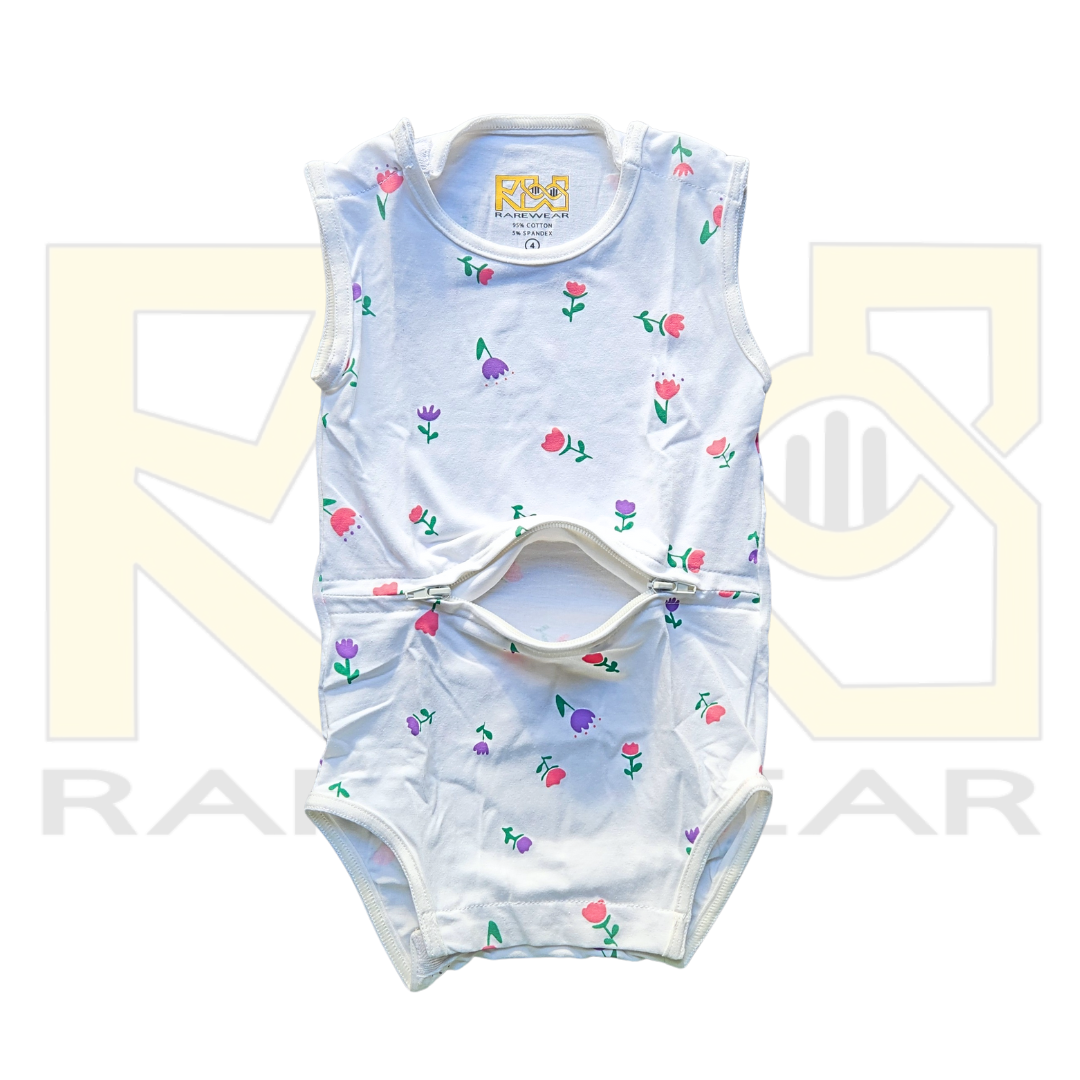Stella Floral OneEase Signature Onesie – detail view