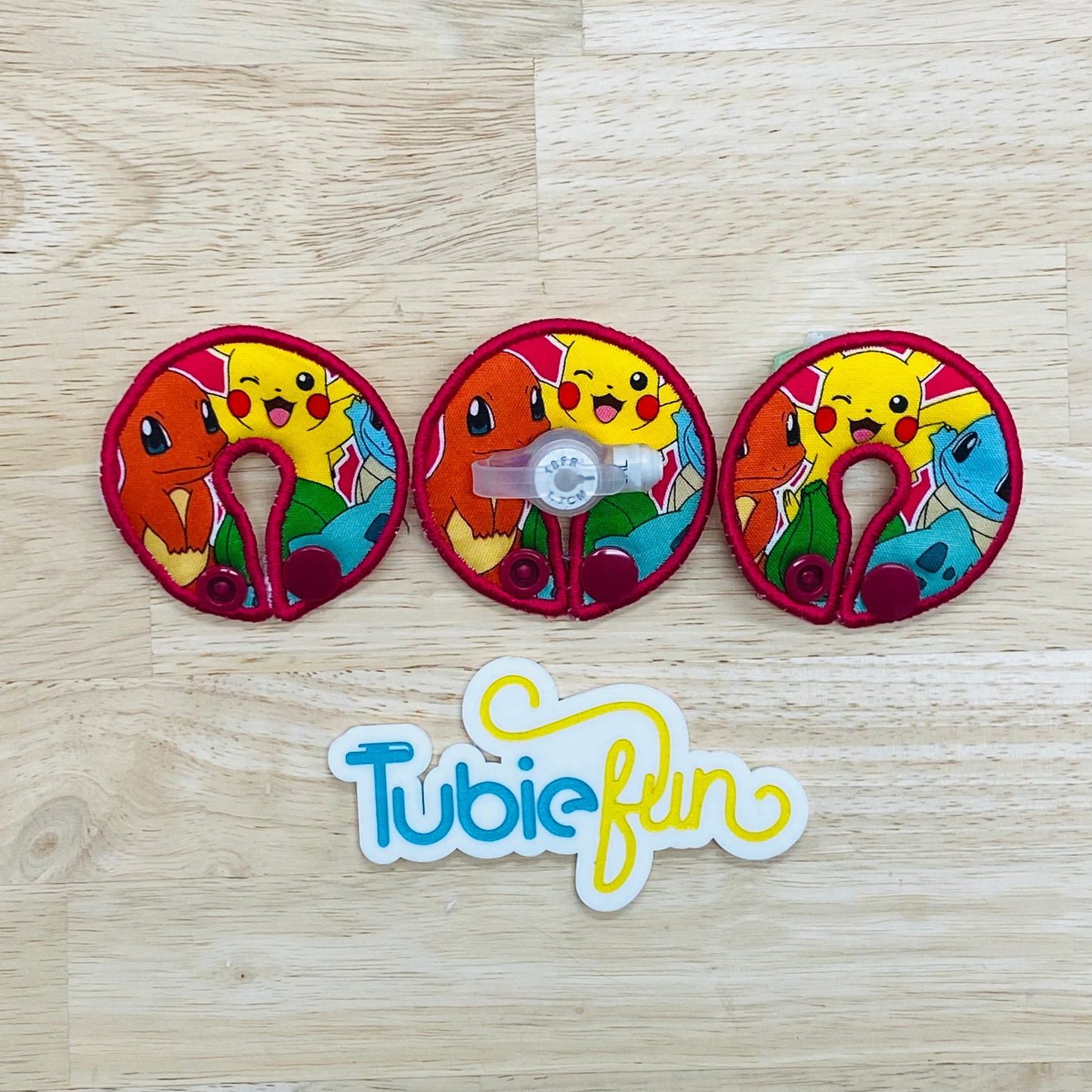 G-Tube Button Pad Cover - Pocket Monsters on Pink