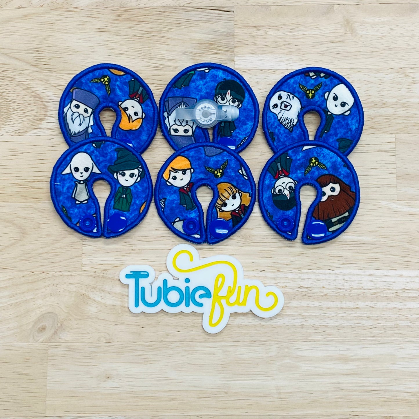G-Tube Button Pad Cover - Wizard Characters