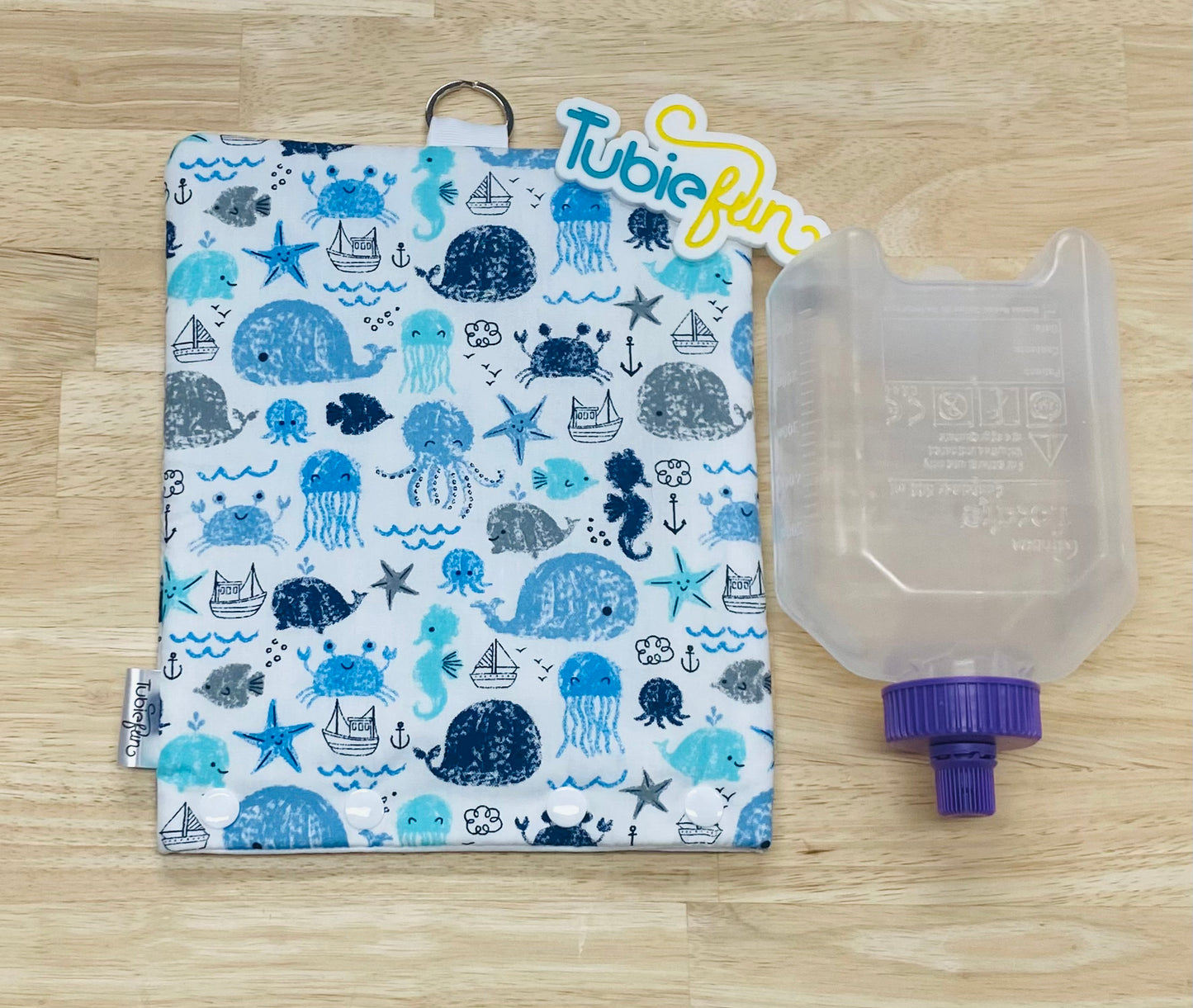 Insulated Milk Bag Suitable for 500ml Flocare Bottle in - Under the Sea