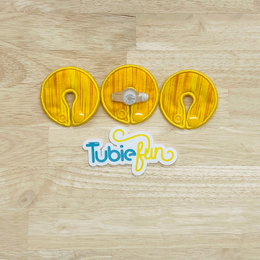 G-Tube Button Pad Cover - Yellow
