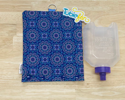 Insulated Milk Bag Suitable for 500ml Flocare Bottle in - Purple Mandalas