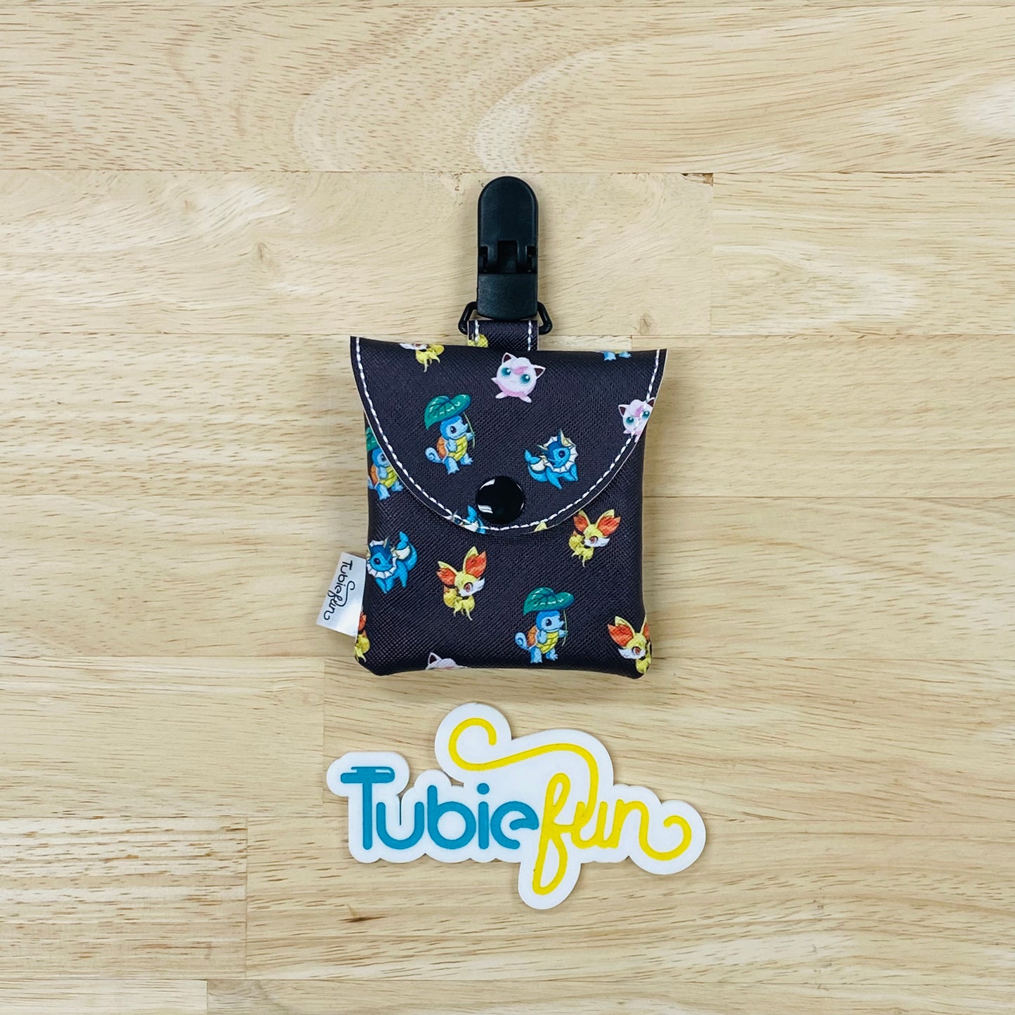 Tubing Pouch - Pocket Monsters on Black