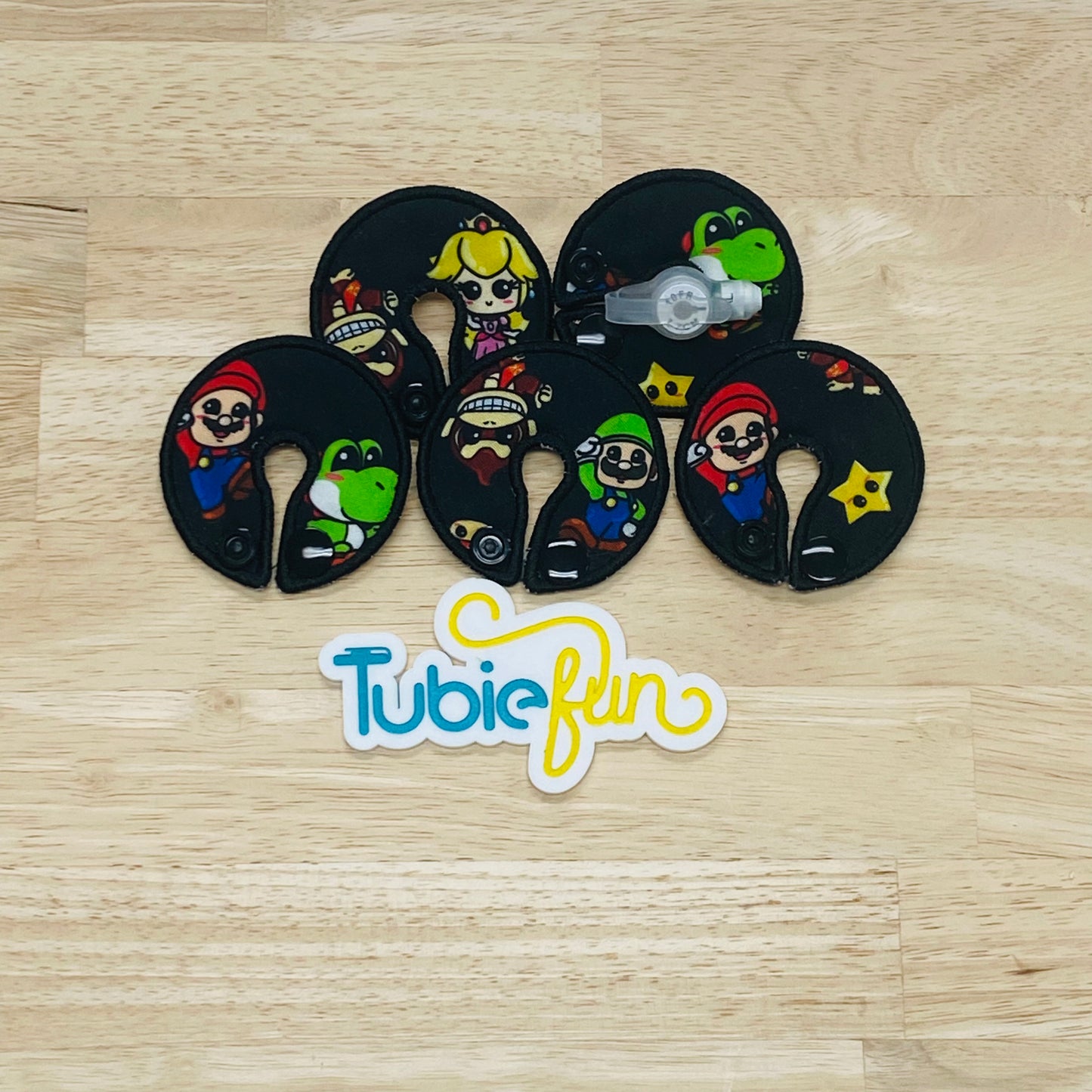 G-Tube Button Pad Cover - Plumber Brothers and Friends