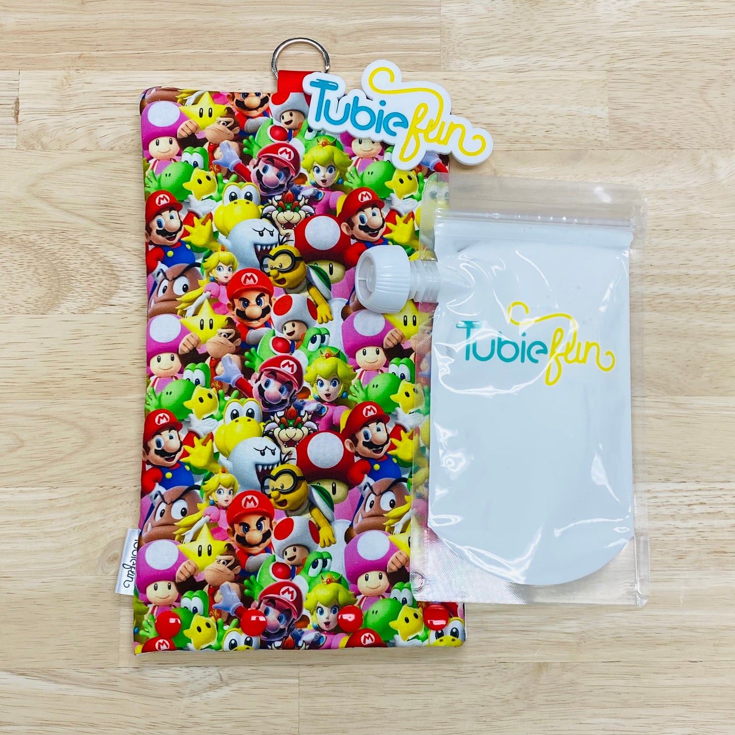 Insulated Milk Bag Suitable for Tubie Fun 500ml Reusable Pouches - Gaming Friends