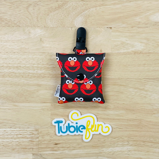 Tubing Pouch - Red Happy Monster