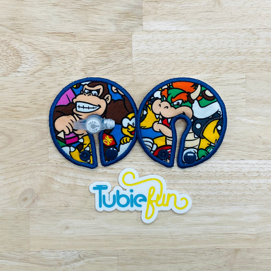 Button Pad Cover Large - Kong and Bowser