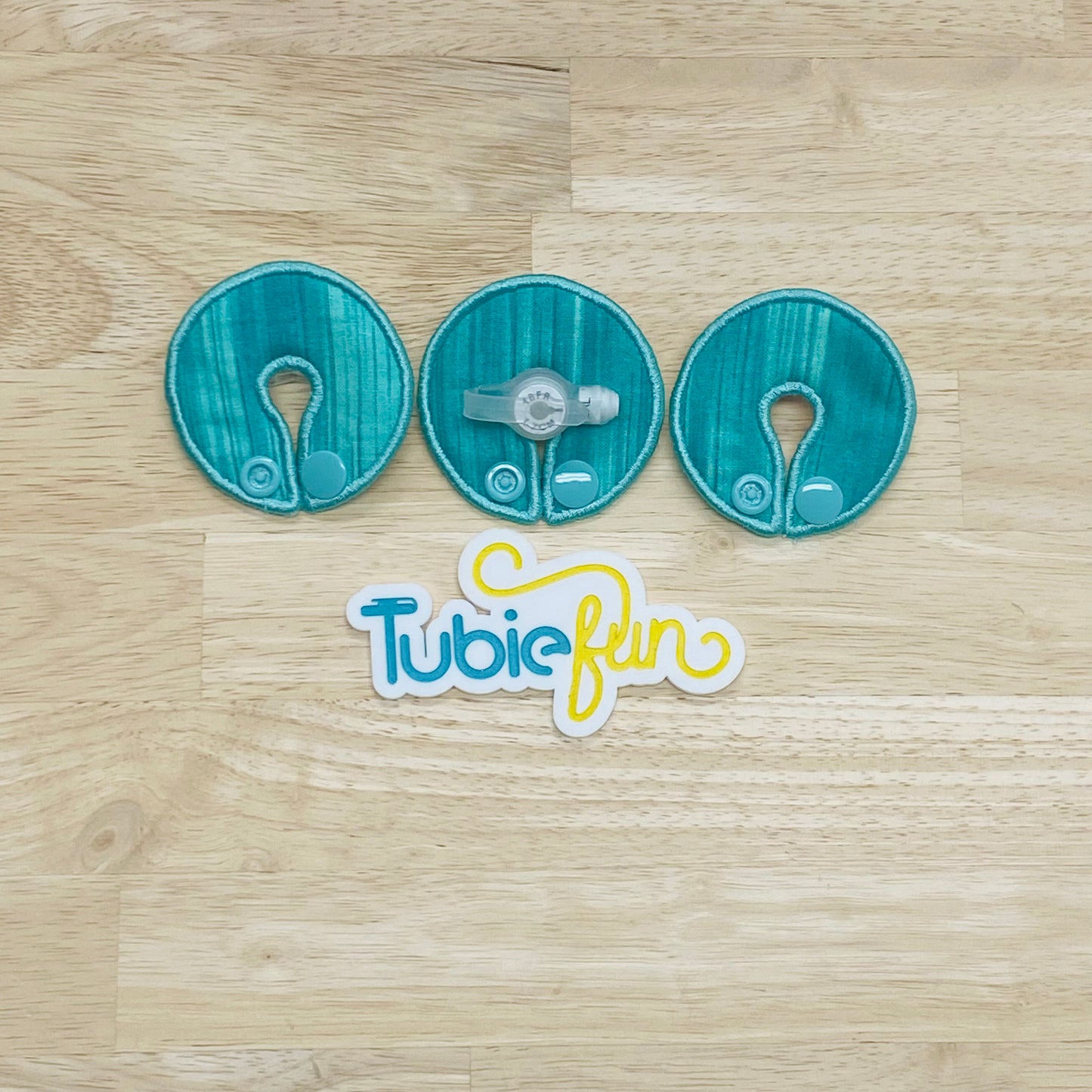 G-Tube Button Pad Cover - Teal