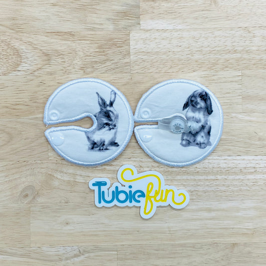 Button Pad Cover Large - Rabbits